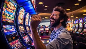 Tampilan layar Wild West Gold di aplikasi mobile mega jackpot dengan kontrol taruhan dan tombol putar